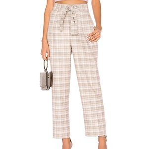 J.O.A self tie trousers